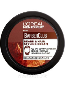 Крем-стайлинг для укладки бороды и волос L'Oreal Men Expert Barber Club