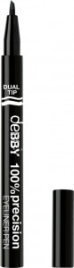 Ручка-подводка для глаз Debby 100% Precision Eyeliner Pen Dual Tip