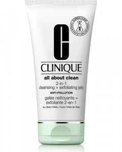 Желе для лица Clinique All About Clean 2-in-1 Cleansing + Exfoliating Jelly