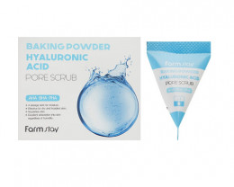 Скраб для лица FarmStay Hyaluronic Acid Baking Powder Pore