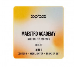 Палетка для контуринга Topface Maestro Academy Mineralist Contour