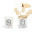 Набор Carousel With Candle Set (70 г - парфюмированная свеча Roses + 70 г - парфюмированная свеча Mimosa)