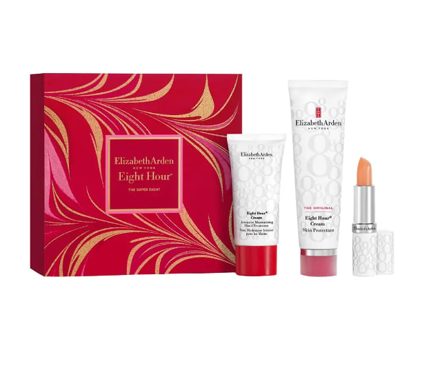 Набор (15 мл - Крем для лица и тела Elizabeth Arden Eight Hour Cream Skin Protectant + 30 мл - Масло для лица, тела и волос Elizabeth Arden Eight Hour Cream All-Over Miracle Oil + 3.7 мл - Бальзам для губ Elizabeth Arden Eight Hour Cream SPF 15)