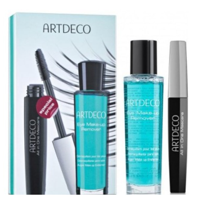 Набір (10 мл – туш для вій – Artdeco All in One Mascara (Black) 50 мл – засіб для зняття макіяжу – Artdeco Eye Make-up Remover)