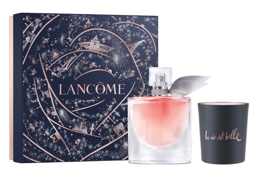 Набор ( 50 мл - парфюмированная вода (edp), Lancome La Vie Est Belle + свеча La Vie Est Belle mini)