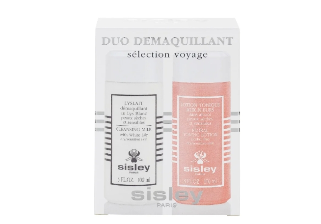 Набір (100 мл - молочко для обличчя Sisley Cleansing Milk with Shite Lily 100 мл - лосьйон для обличчя Sisley Floral Toning Lotion)