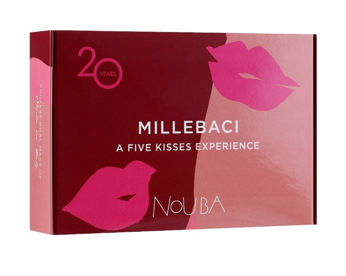 Набор NoUBA Millebaci Box Set 5 Kisses Experience (5х6 мл - помада для губ (lipstick), 16, 41, 50, 49, 55))