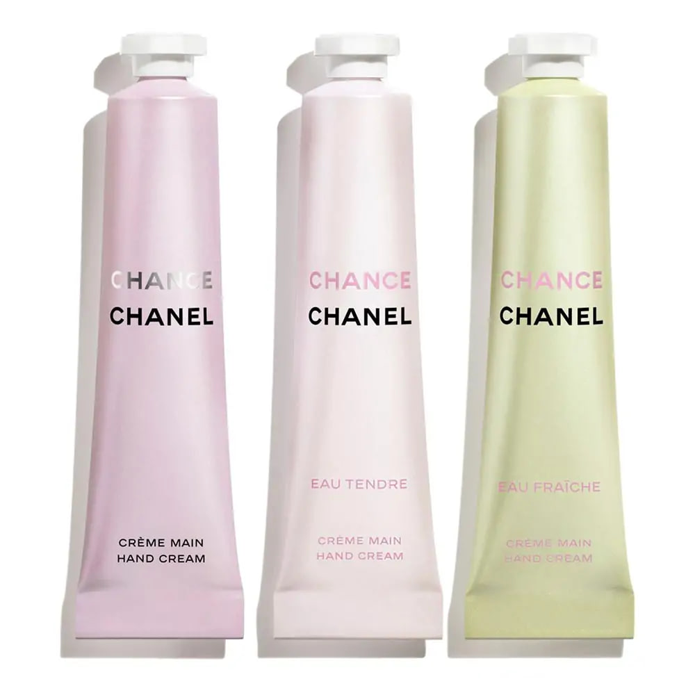 Набор (20 мл - крем для рук Chanel Chance + 20 мл - крем для рук Chanel Chance Eau Tendre + 20 мл - крем для рук Chanel Chance Eau Fraiche)