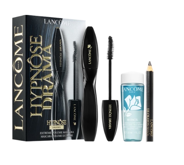 8 мл - туш для вій Lancome Hypnose Drama Mascara (mascara) + 30 мл - двофазний засіб для видалення макіяжу Lancome Bi-Facil Make Up Remover (remover) + 0.7 г - олівець-підводка для повік Lancome Le Crayon Khol (pencil))
