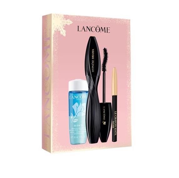 Набор Lancome Hypnose Drama (8 мл - тушь для ресниц Lancome Hypnоse Drama Mascara 01 (mascara) + 30 мл - двухфазное средство для удаления макияжа Lancome Bi-Facil Make Up Remover (remover) + 0.7 г - карандаш-подводка для век Lancome Le Crayon Khol, 027 (e