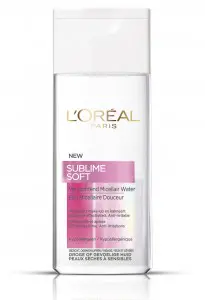 Мицеллярная вода для снятия макияжа L’Oreal Paris Sublime Soft