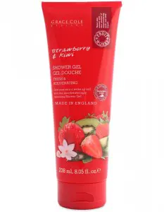 Гель для душа с ароматом клубники и киви Grace Cole Shower Gel Strawberry & Kiwi