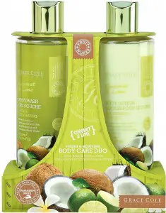 Набор для тела с ароматом кокоса и лайма Grace Cole Body Care Duo Coconut & Lime