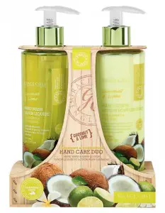 Набор для ухода за кожей рук с ароматом кокоса и лайма Grace Cole Hand Care Duo Coconut & Lime