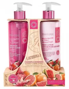 Набор для ухода за кожей рук с ароматом грейпфрута и арбуза Grace Cole Hand Care Duo Watermelon & Pink Grapefruit