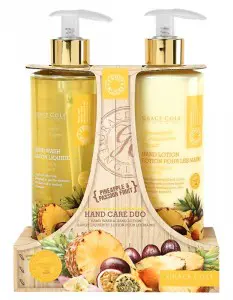 Набор для ухода за кожей рук с ароматом ананаса и маракуйи Grace Cole Hand Care Duo Pineapple & Passion Fruit