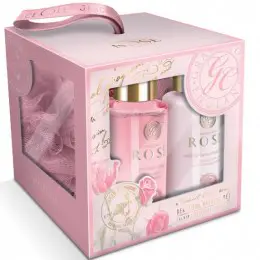 Набор подарочный с ароматом розы Grace Cole Elegant Cleansing 