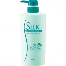 Кондиционер для сухих и ломких волос с природным коллагеном и ментолом Kanebo Silk Mint
