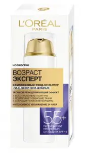 Крем для лица, шеи и зоны декольте "Возраст Эксперт 55+" L'Oreal