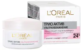 Дневной крем L'Oreal "Трио Актив" ультраувлажнение и мультизащита
