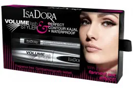 Подарочный набор IsaDora Volume Lash Styler & Perfect Contour Kajal