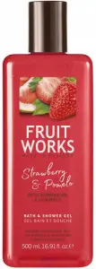 Гель для душа Grace Cole Fruit Works Strawberry and Pomelo