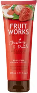 Скраб для тела Grace Cole Fruit Works Strawberry and Pomelo