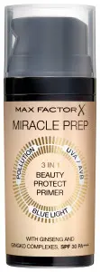 Праймер для лица 3в1 Max Factor Miracle Prep 3in1 Beauty Protect Primer SPF 30 PA+