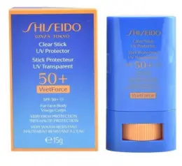 Крем для лица и тела, солнцезащитный Shiseido Clear Stick UV Protector SPF 50+