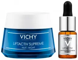 Набор для лица Vichy Liftactiv Supreme Night + Vichy Liftactiv Fresh Shot
