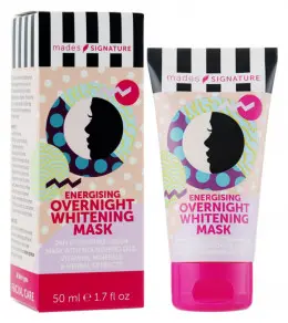 Питательная и отбеливающая маска для лица Mades Cosmetics Signature Energising Overnight Whitening