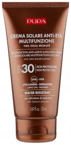 Антивозрастной солнцезащитный крем для лица и декольте Pupa Anti-Aging Sunscreen Cream SPF 30