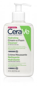 Крем-пенка для умывания CeraVe Hydrating Cream-To-Foam Cleansers