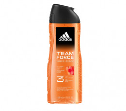 Гель для душа для лица, тела и волос Adidas Team Force Shower Gel 3-In-1