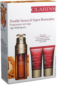 Набор Clarins Double Serum & Super Restorative Collection