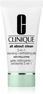 Желе для лица Clinique All About Clean 2-in-1 Cleansing + Exfoliating Jelly