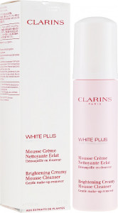Мусс для лица Clarins White Plus Makeup Brightening Creamy Mousse Cleanser