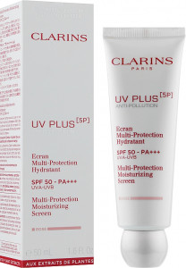 Флюид-экран для лица Clarins UV Plus [5P] Anti-Pollution SPF 50