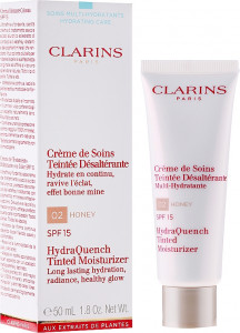 Тональный крем Clarins HydraQuench Tinted Moisturizer