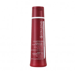 Шампунь для волос Collistar Pure Actives Keratin + Hyaluronic Acid Reconstructive Replumping Shampoo