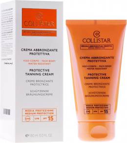 Крем для лица и тела Collistar Crema Abbronzante Protettiva Media SPF15