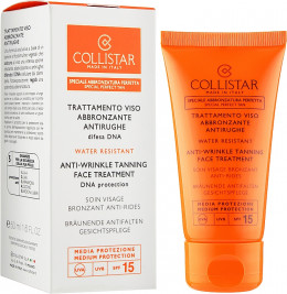 Крем для лица Collistar Speciale Abbronztura Perfetta Anti-Wrinkle Tanning Face Treatment SPF15