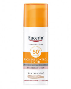 Крем-гель для лица Eucerin Sun Protection Pigment Control Tinted SPF50+