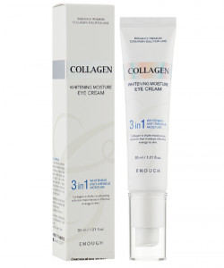 Крем для кожи вокруг глаз Enough Collagen 3 In 1 Whitening Moisture Eye Cream