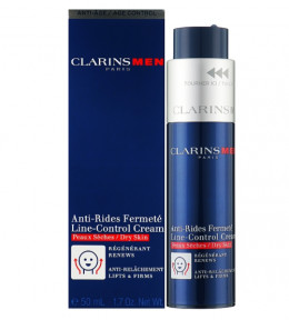 Крем для лица Clarins Men Line-Control Cream For Dry Skin
