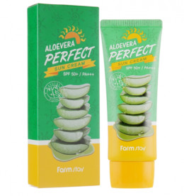 Крем для лица Farmstay Aloevera Perfect Sun Cream SPF50+ PA+++