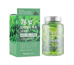 Сыворотка для лица Farmstay All-In-One 76 Green Tea Seed Ampoule