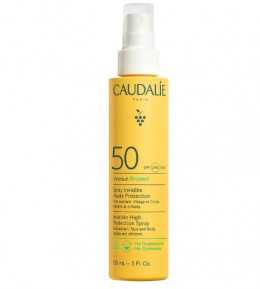 Солнцезащитный спрей для лица и тела Caudalie Vinosun Protect Spray Invisible SPF50