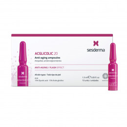 Ампулы для лица SesDerma Laboratories Acglicolic Anti-Aging Flash Effect Ampoules