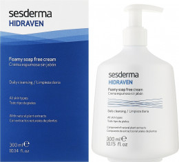 Гель для умывания лица и тела SesDerma Laboratories Hidraven Foamy Soapless Cream